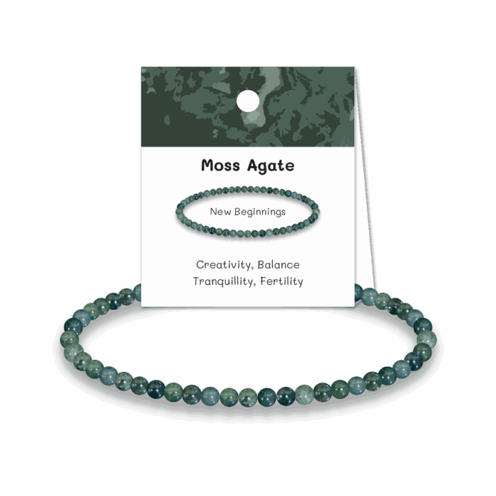 Healing Stone Bracelet 4mm