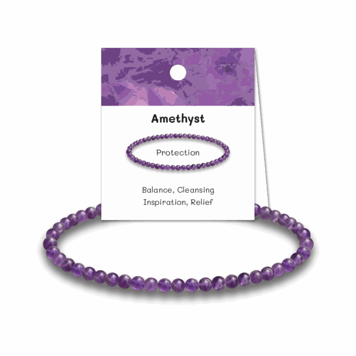 Healing Stone Bracelet 4mm