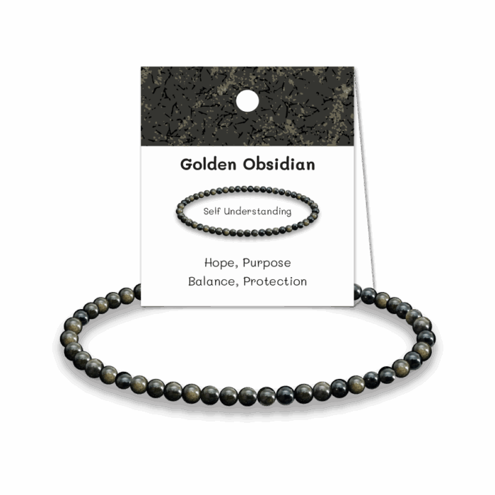 Healing Stone Bracelet 4mm