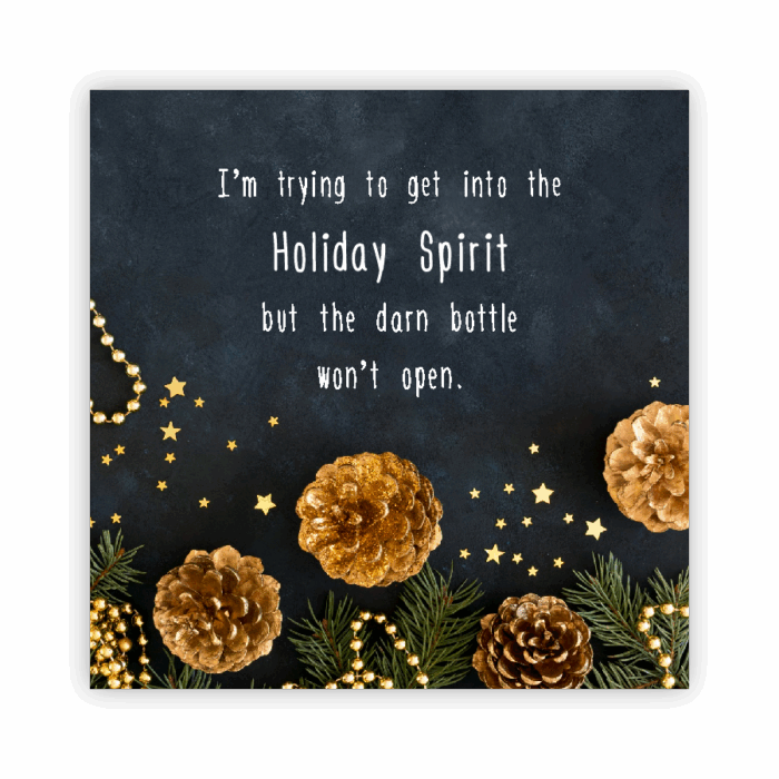 Christmas Coaster Absorbent