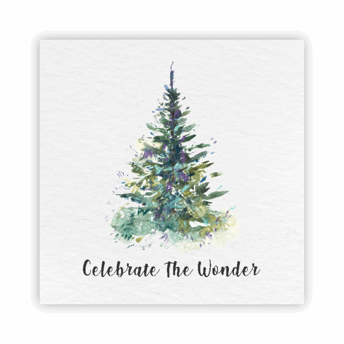 Christmas Coaster Absorbent