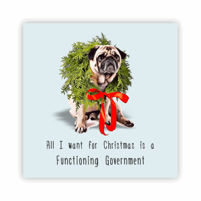 Christmas Coaster Absorbent
