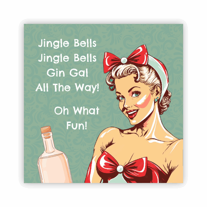 Christmas Coaster Absorbent