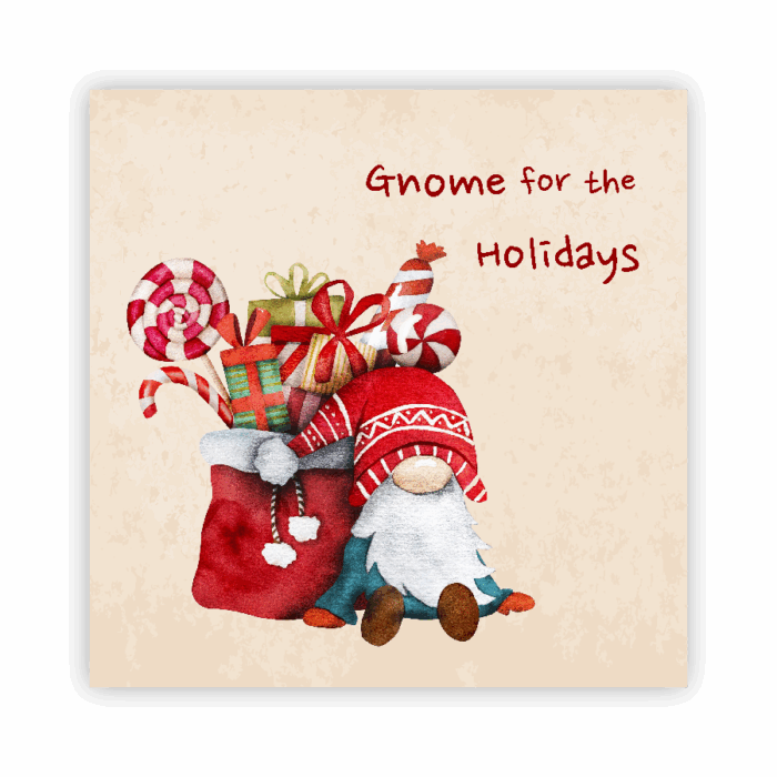 Christmas Coaster Absorbent