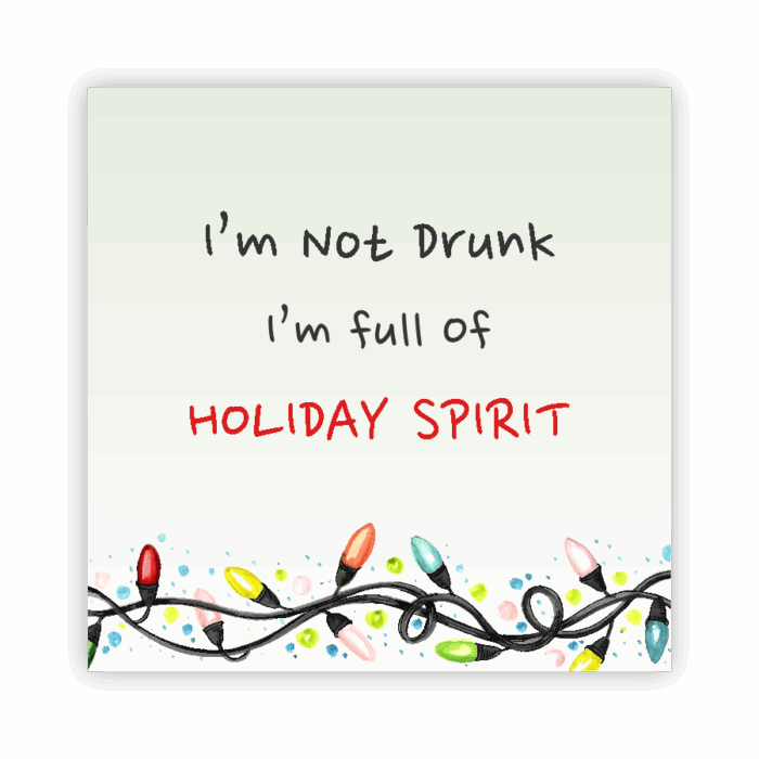 Christmas Coaster Absorbent
