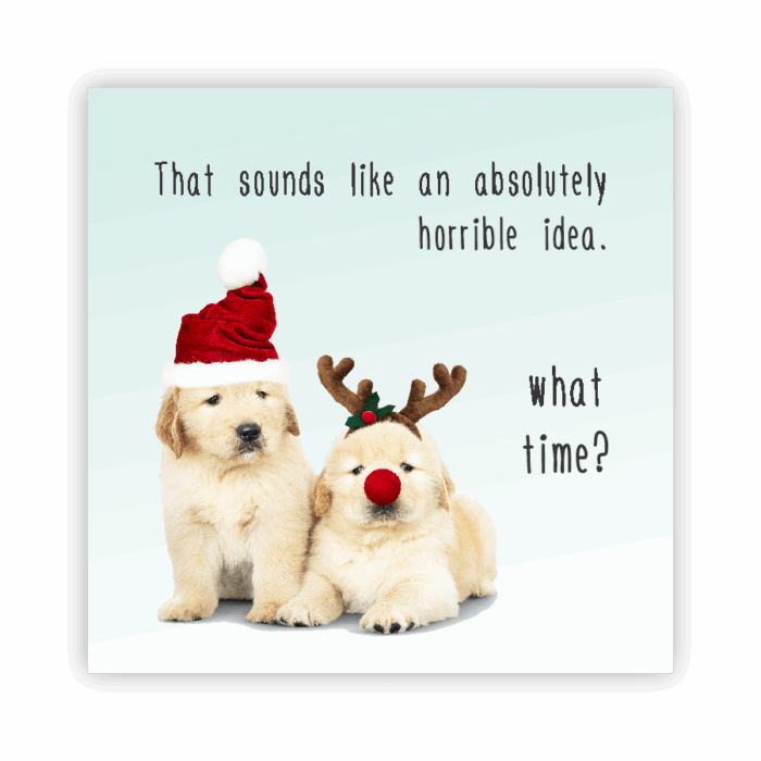 Christmas Coaster Absorbent