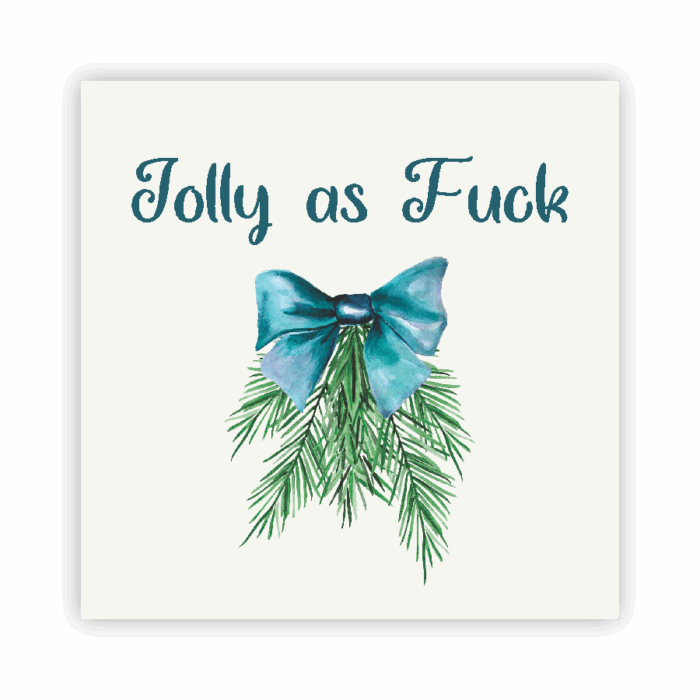 Christmas Coaster Absorbent