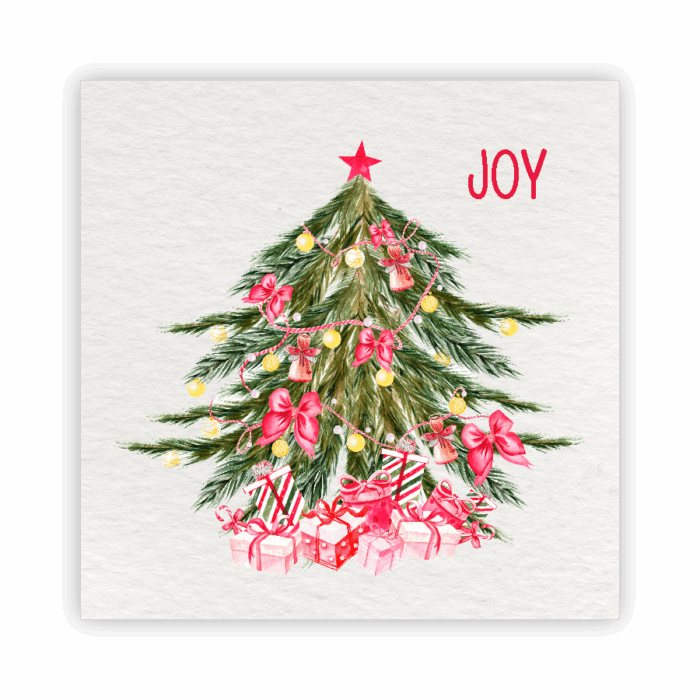 Christmas Coaster Absorbent