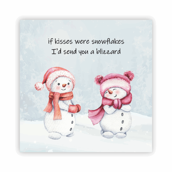 Christmas Coaster Absorbent