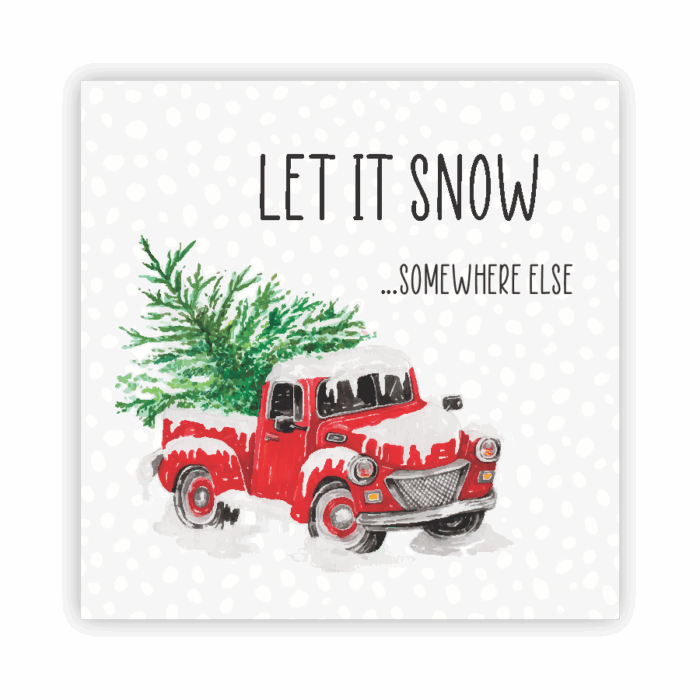 Christmas Coaster Absorbent