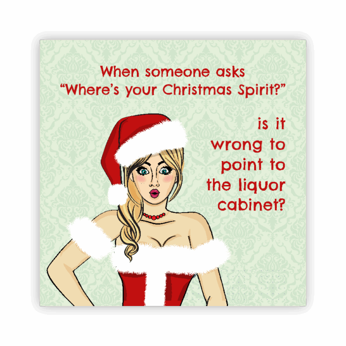 Christmas Coaster Absorbent
