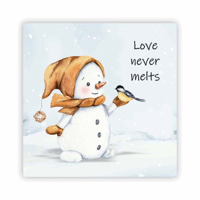 Christmas Coaster Absorbent