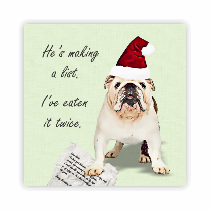 Christmas Coaster Absorbent
