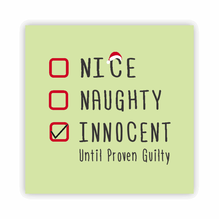 Christmas Coaster Absorbent