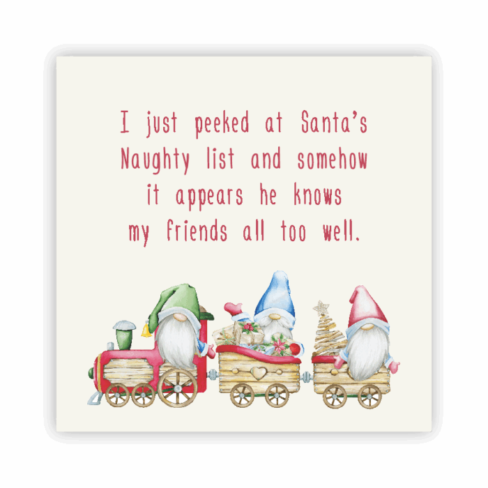 Christmas Coaster Absorbent