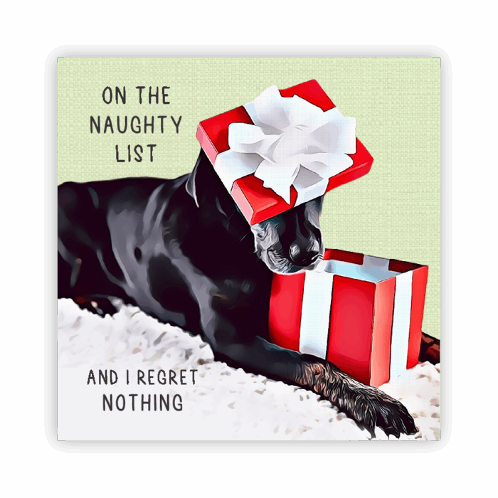 Christmas Coaster Absorbent