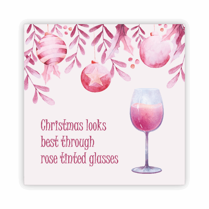 Christmas Coaster Absorbent