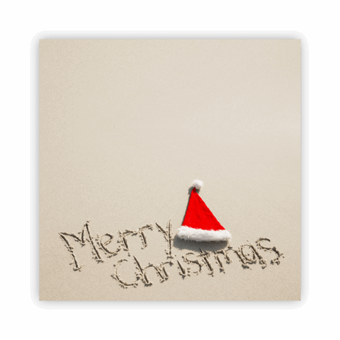 Christmas Coaster Absorbent