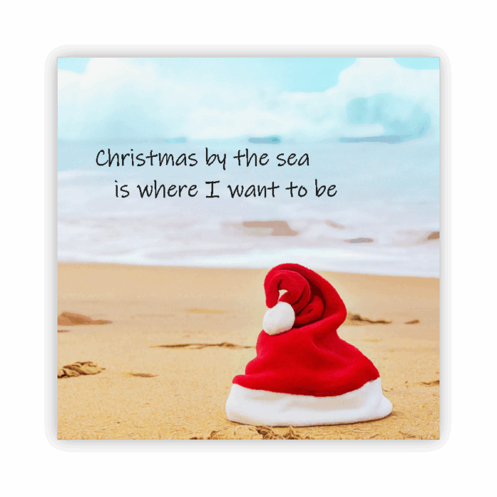 Christmas Coaster Absorbent