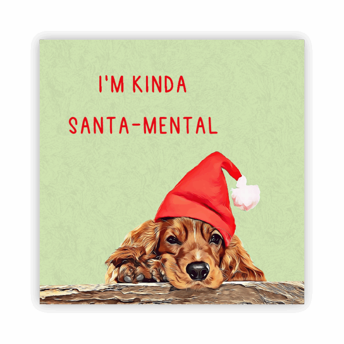 Christmas Coaster Absorbent