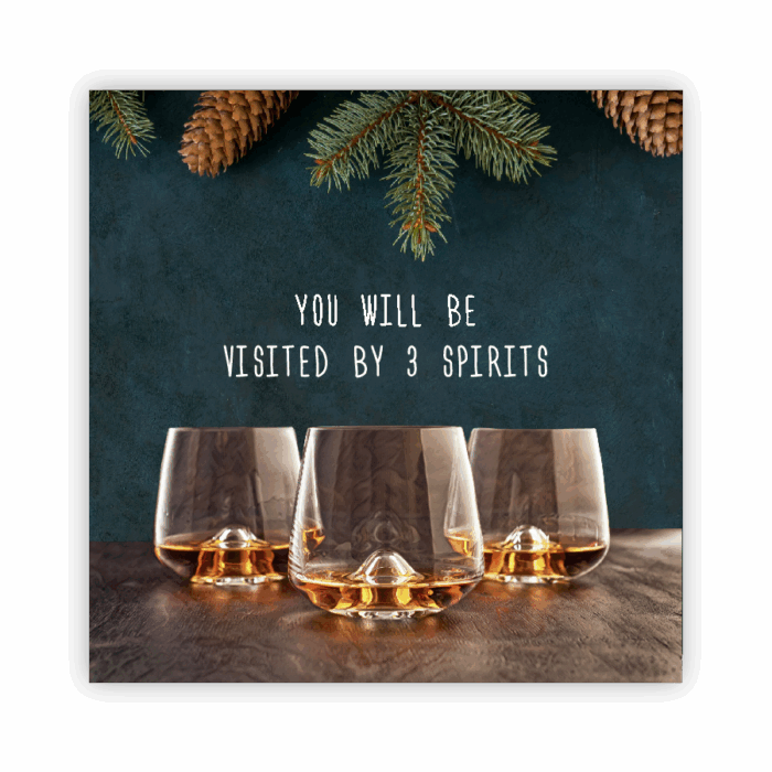 Christmas Coaster Absorbent