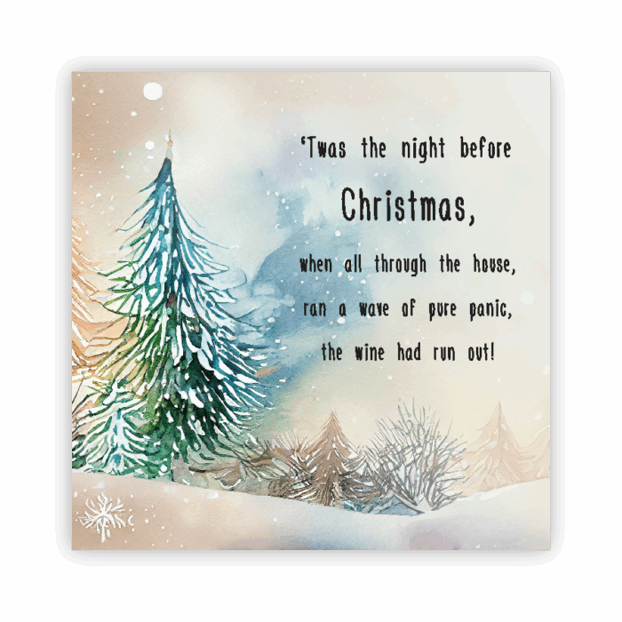Christmas Coaster Absorbent