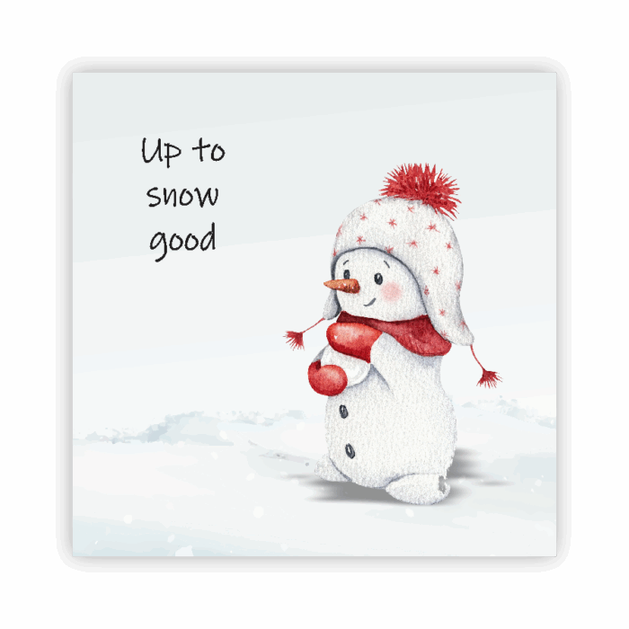 Christmas Coaster Absorbent