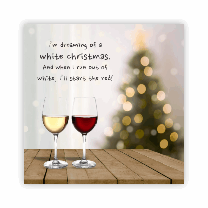 Christmas Coaster Absorbent