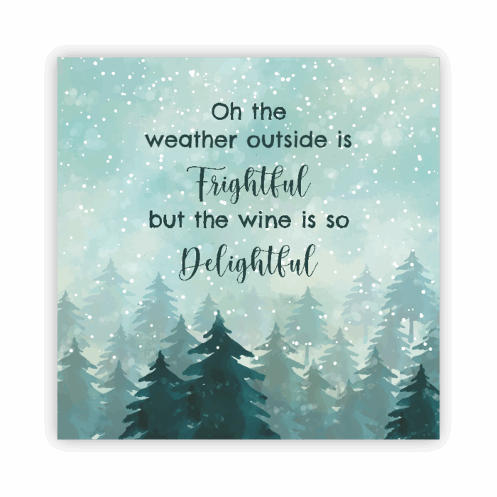 Christmas Coaster Absorbent