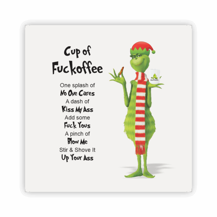 Christmas Coaster Absorbent