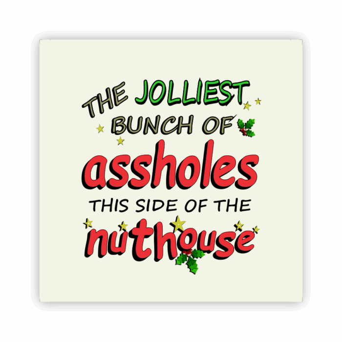 Christmas Coaster Absorbent