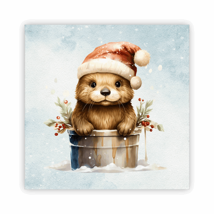 Christmas Coaster Absorbent