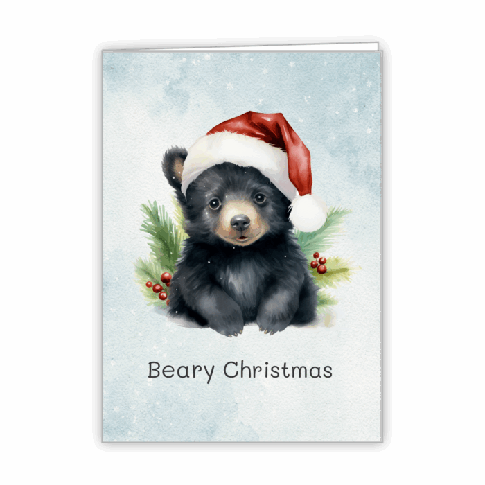 Christmas Greeting Card Tails