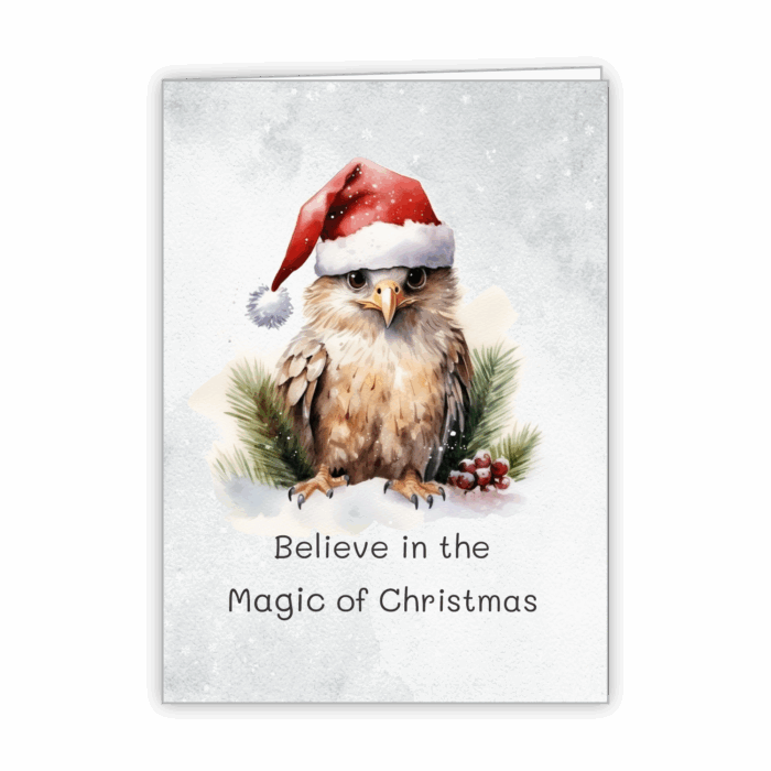 Christmas Greeting Card Tails