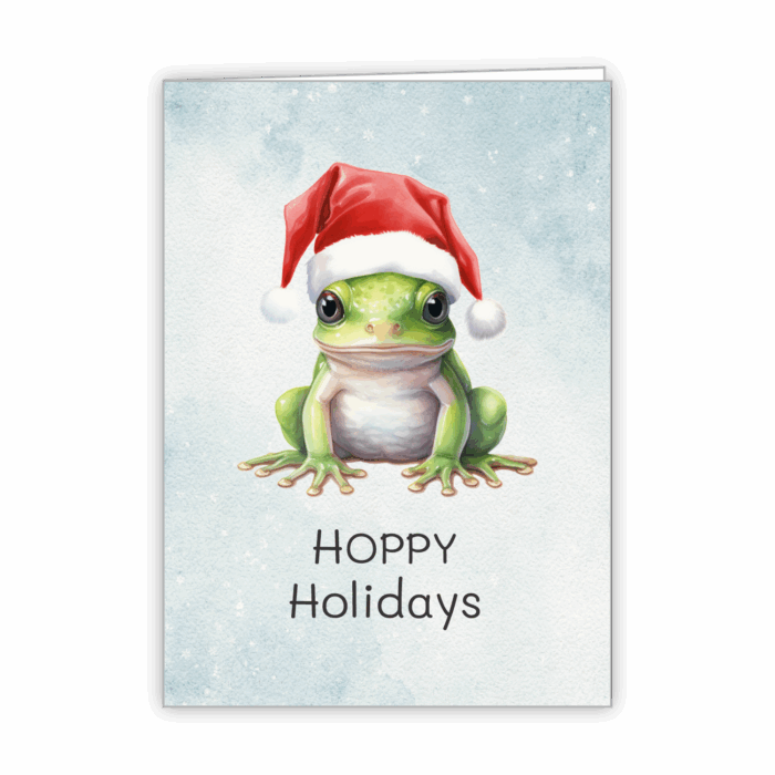 Christmas Greeting Card Tails