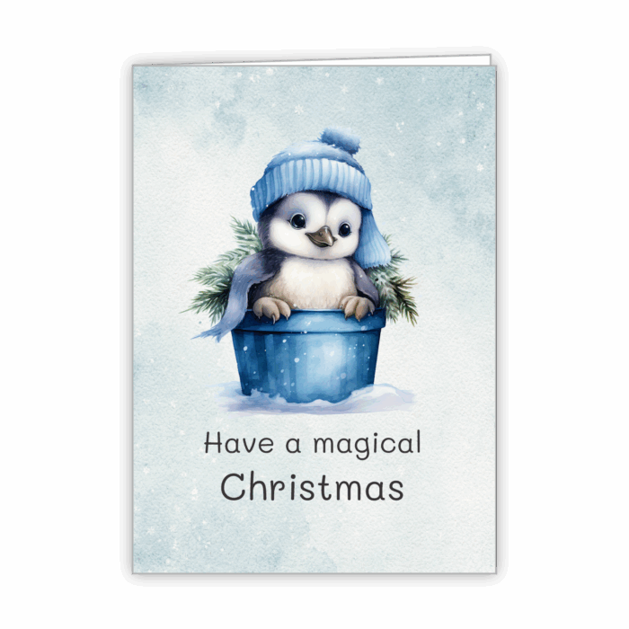 Christmas Greeting Card Tails