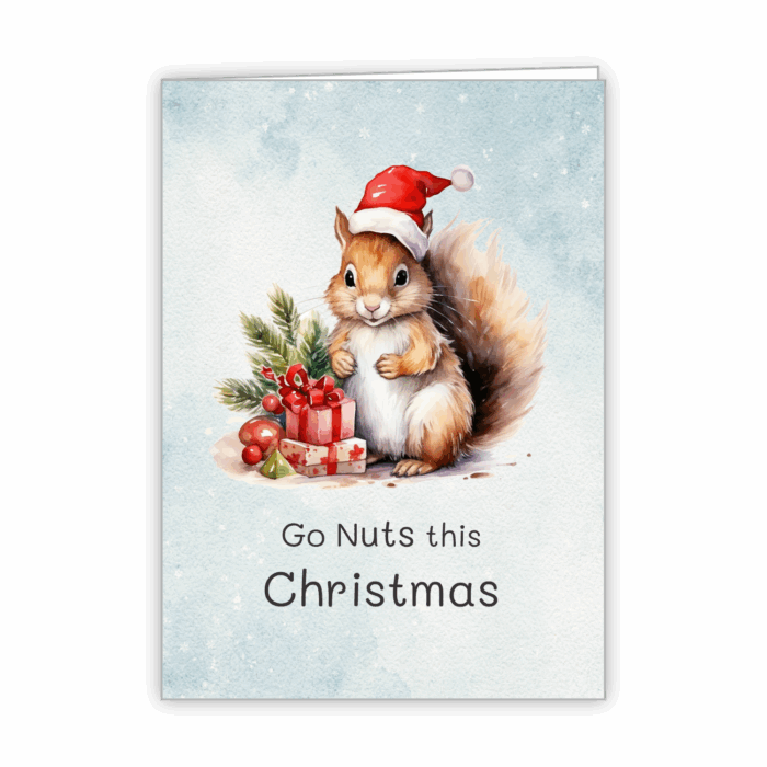 Christmas Greeting Card Tails