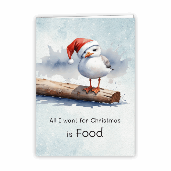 Christmas Greeting Card Tails