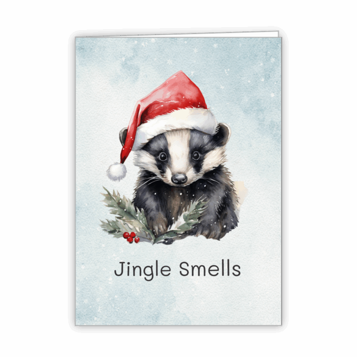 Christmas Greeting Card Tails