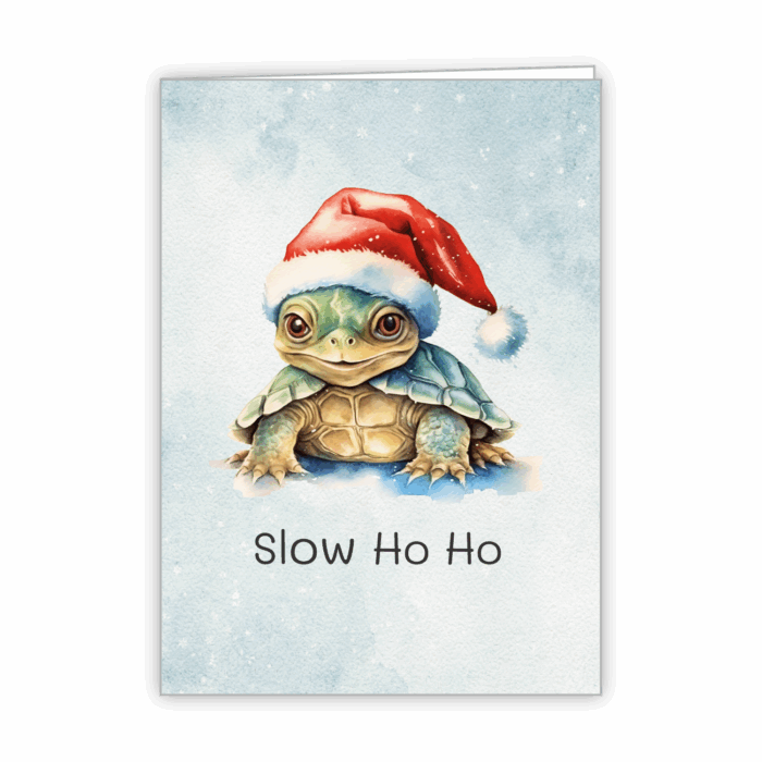 Christmas Greeting Card Tails