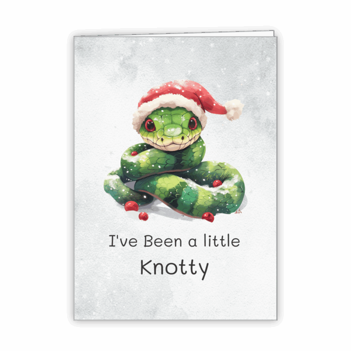 Christmas Greeting Card Tails