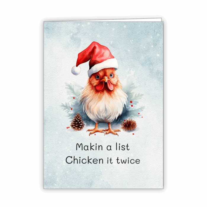 Christmas Greeting Card Tails