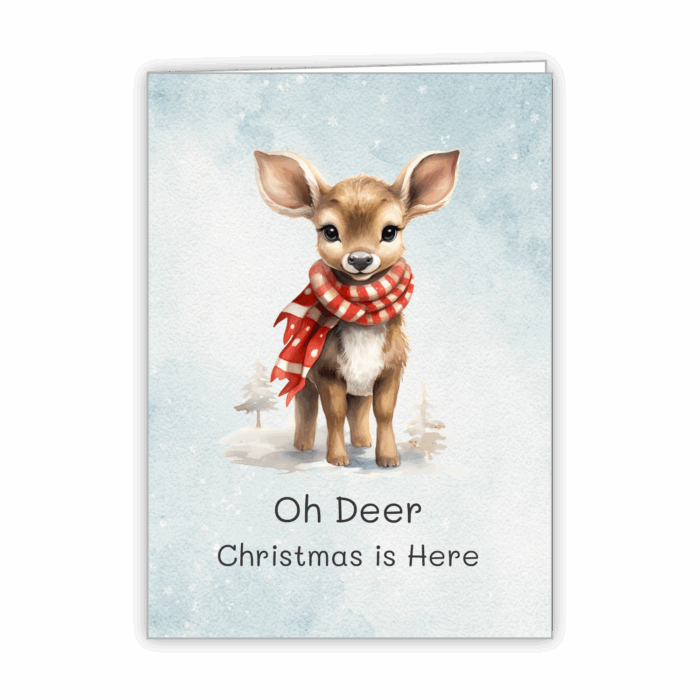 Christmas Greeting Card Tails