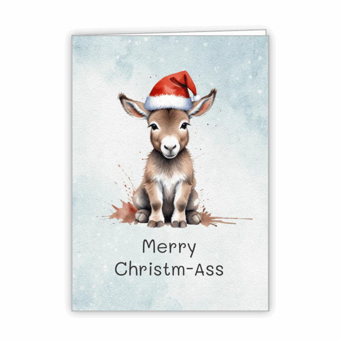 Christmas Greeting Card Tails
