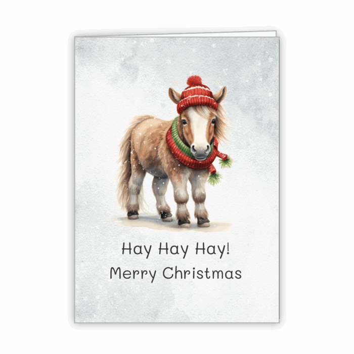 Christmas Greeting Card Tails