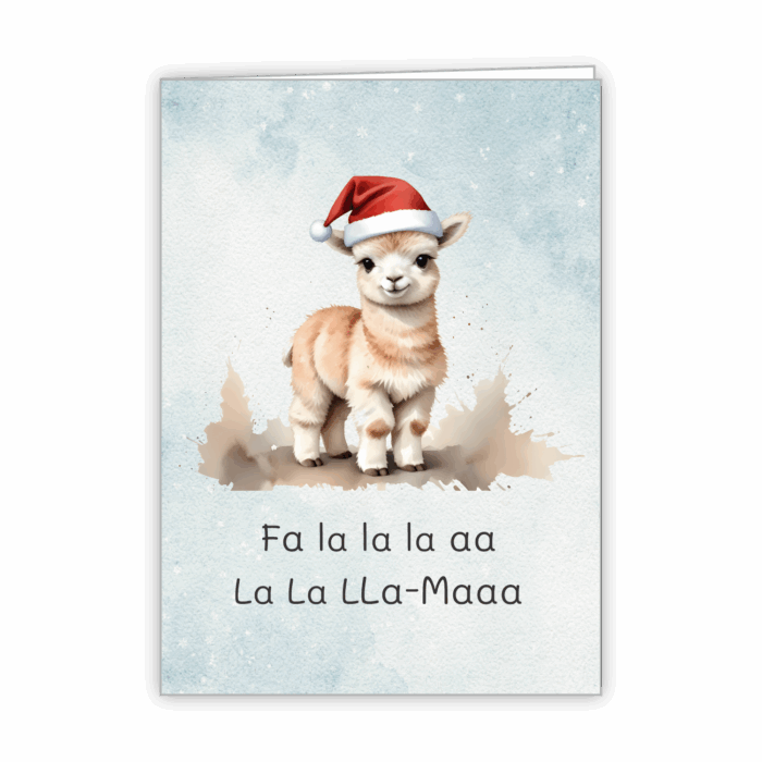 Christmas Greeting Card Tails