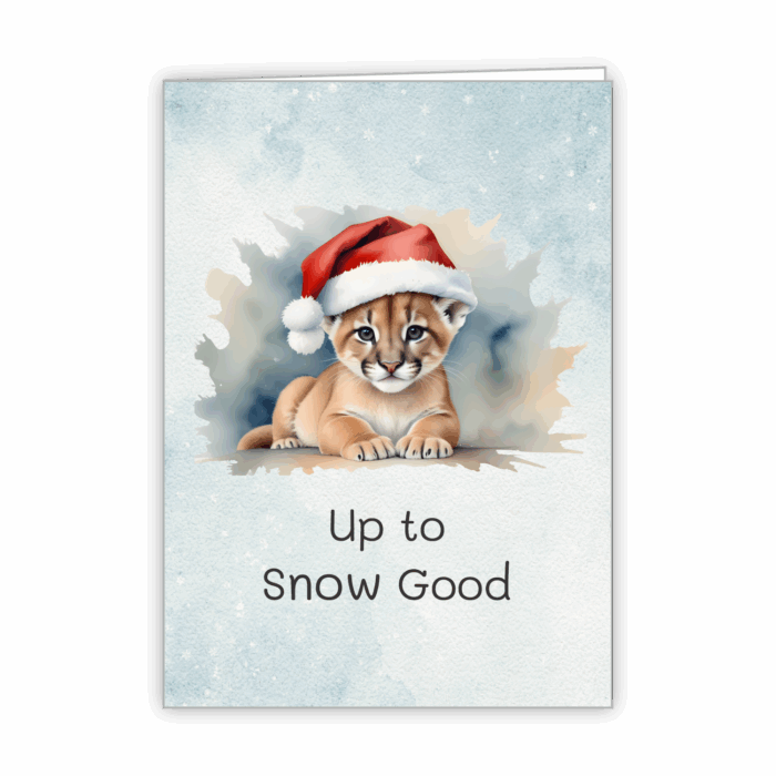 Christmas Greeting Card Tails