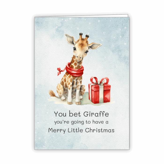 Christmas Greeting Card Tails