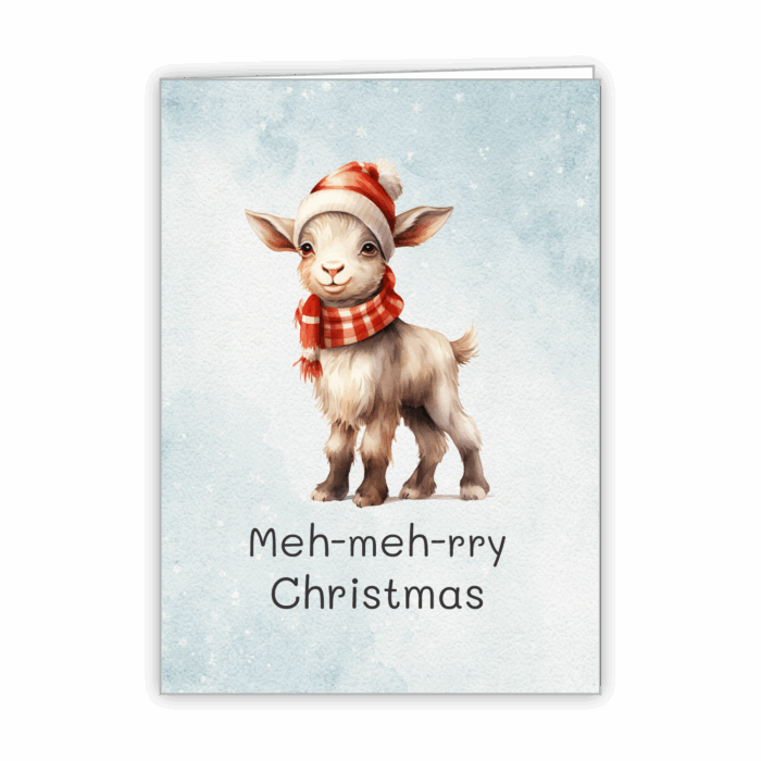 Christmas Greeting Card Tails