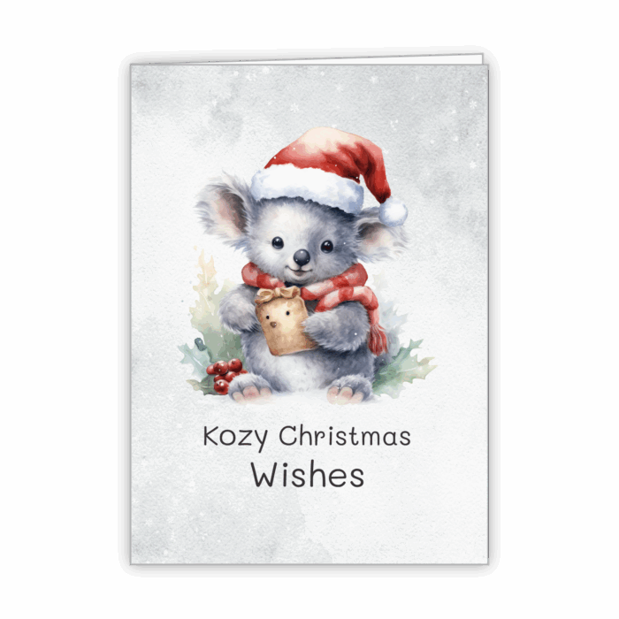 Christmas Greeting Card Tails